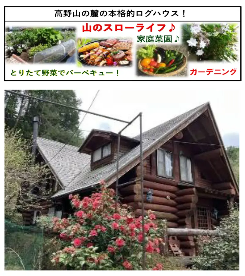 高野山麓の本格的中古ログハウス